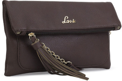 

Lavie Women Casual Purple Leatherette Sling Bag