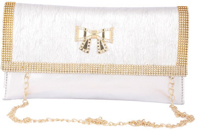 

Aliado Women Casual Silver Leatherette Sling Bag