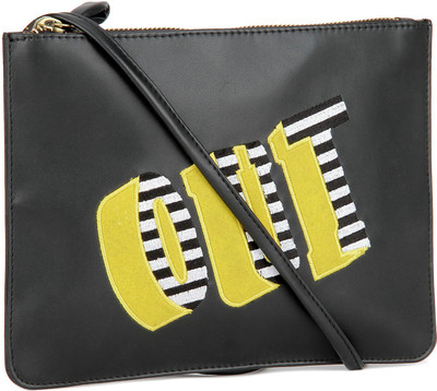 

People Women Black PU Sling Bag