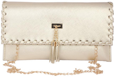 

Aliado Women Evening/Party Beige Leatherette Sling Bag