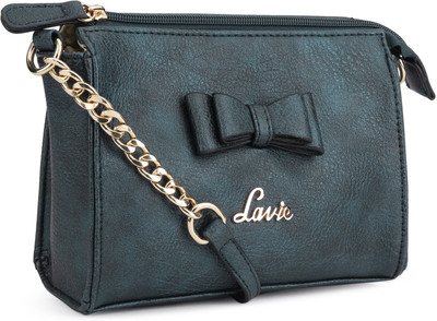 

Lavie Women Casual Blue Leatherette Sling Bag
