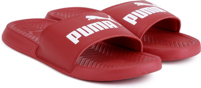

Puma Popcat Slides, Barbados cherry-puma white