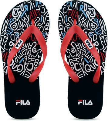 

Fila LATHAM Slippers, Blk/rd