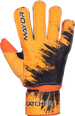 Buy MAYOR Catcher Goalkeeping Gloves Orange Black on Flipkart