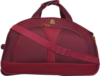 

Fashion Knockout duffel travel luggage trolley bag red  inch Expandable Cabin Luggage -  inch(Red
