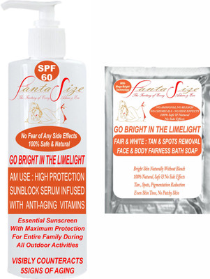 

FANTASIZE LOTUS OIL INFUSED SUNSCREEN SPF 60 PA+++ SKIN TREATMENT : FOR INDIAN SKIN AM-USE UVA & UVB PROTECTIONG : SUITABLE FOR BOYS, GIRLS, MEN WOMEN ALL AGES : HIGH PROTECTION SUNBLOCK CREAM WITH LOTUS OIL& INFUSED WITH VITAMIN C & SAFFRON, GLYCERIN, HO