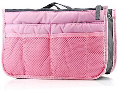 

PackNBuy Handbag Purse Switcher Travel Organizer for Cosmetics Mobile Keys Card Wallet(Pink)
