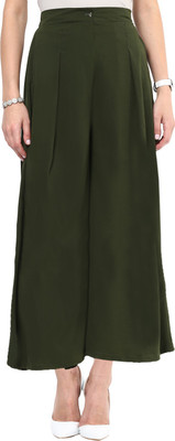 

Uptownie Lite Regular Fit Women's Green Trousers