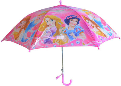 

Kidzoo Princess Printed Umbrella For Girls & Women - Pink Colour Umbrella(Multicolor)
