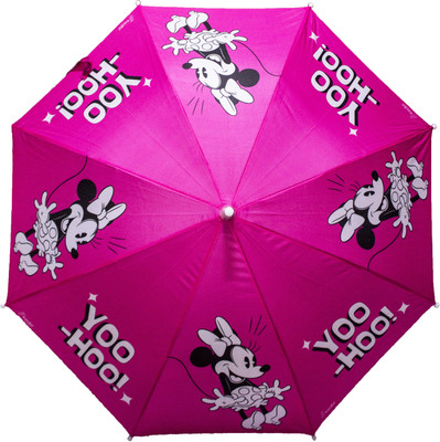 

Trend IT Minie Mouse Nylon UV Protection Automatic Umbrella(Pink)