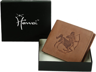 

Hawai Men Tan Genuine Leather Wallet(5 Card Slots)