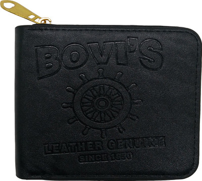 

Bagzar Men Black Artificial Leather Wallet(4 Card Slots)