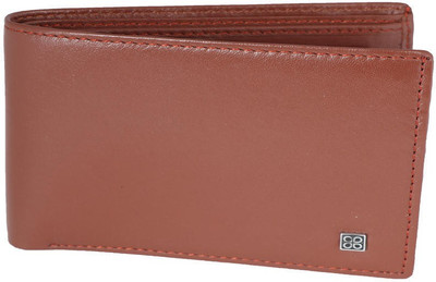 

Addons Men Tan Genuine Leather Wallet(3 Card Slots)