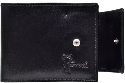 

Hawai Men Formal Black Genuine Leather Wallet(6 Card Slots)