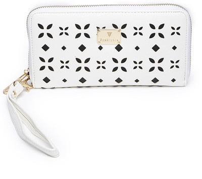 

Van Heusen Women White Artificial Leather Wallet(8 Card Slots)
