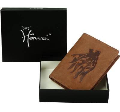 

Hawai Men Tan Genuine Leather Wallet(6 Card Slots)