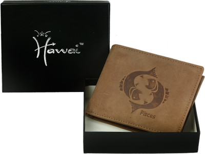 

Hawai Men Tan Genuine Leather Wallet(8 Card Slots)
