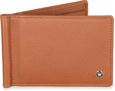 

Louis Philippe Men Brown Genuine Leather Wallet(6 Card Slots), Tan