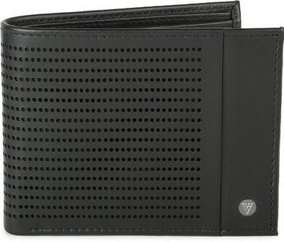 

Van Heusen Men Black Genuine Leather Wallet(8 Card Slots)