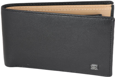 

Addons Men Black Genuine Leather Wallet(3 Card Slots)