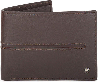 

Louis Philippe Men Brown Genuine Leather Wallet(10 Card Slots)