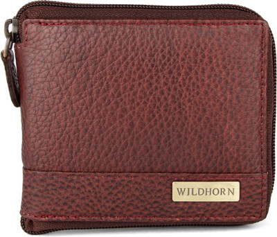 

WildHorn Men Brown Genuine Leather Wallet(5 Card Slots)