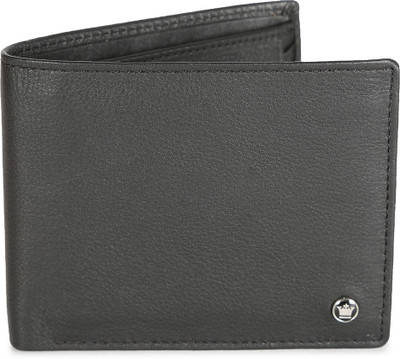 

Louis Philippe Men Black Genuine Leather Wallet(7 Card Slots)