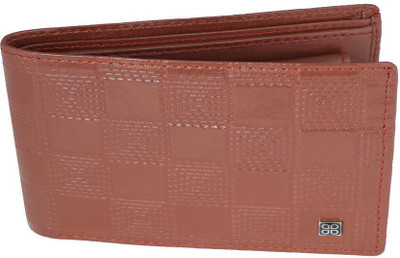 

Addons Men Tan Genuine Leather Wallet(3 Card Slots)