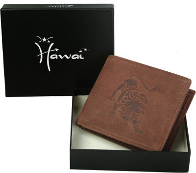 

Hawai Men Tan Genuine Leather Wallet(5 Card Slots)