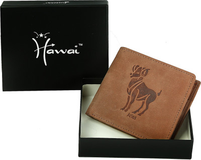 

Hawai Men Tan Genuine Leather Wallet(7 Card Slots)
