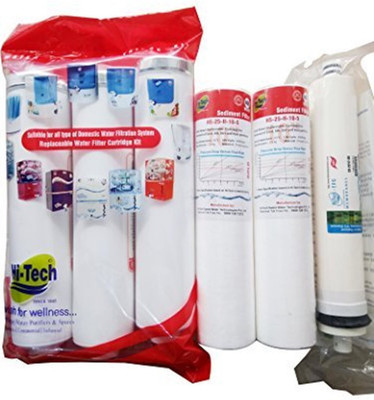 

Hi-Tech Replaceable Water Filter Kit With Membrane Pleated Filter Cartridge(0.9, Pack of 3)