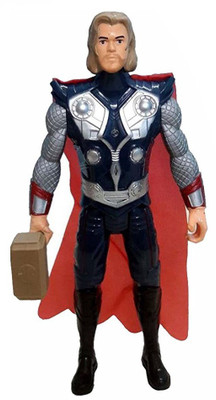 

Parteet Avengers 2 Thor Age of Ultron Action Figure 19cms with LED light on chest with Hands, Legs Movable(Multicolor)