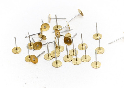 

Sparkle 200 Pcs Earring Stud 4mm jewellery making