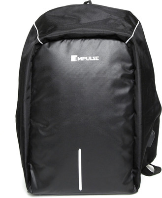 

Impulse Anti Theft Black 23 L Backpack(Black)