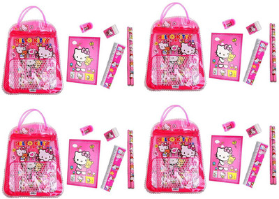 

INAAYA Pencil Box Hello Kitty Art Plastic Pencil Boxes(Set of 28, Multicolor)
