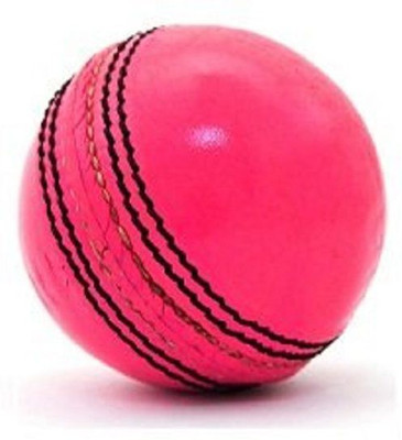 

QUINERGYS ® Top Grade "A" Hat Trick Red 4-Piece Cricket Ball Swing Fighter Waterproofed Cricket Leather Ball(Pack of 1, Pink)