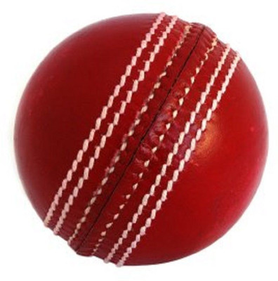 QUINERGYS ™ Hand- Seamed Top "A++ GRADE Sports Test Star Red Cricket Ball Cricket Leather Ball(Pack of 1, Red)