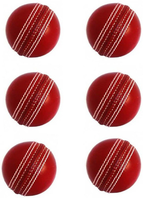 

QUINERGYS ™ Quality Assured COUNTY CLUB CRICKET Ball, Red, One Size Cricket Leather Ball(Pack of 6, Red)