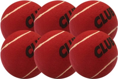 

QUINERGYS ™ Hand- Seamed Nitro Heavy Tennis Cricket Ball Cricket Tennis Ball(Pack of 6, Red), Red-type-027