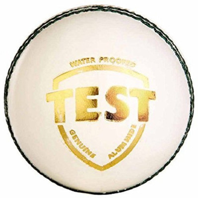 

QUINERGYS ® Professional Grade Hand Stitched Waterproof White Cricket Ball 5.5 oz, Ideal Cricket Ball Yorker Waterproofed Cricket Leather Ball(Pack of 1, White)