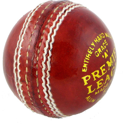 

QUINERGYS ™ Hand- Seamed 2 Piece Match Leather Cricket Ball Cricket Leather Ball(Pack of 1, Red)