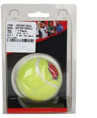 

QUINERGYS ™ Long Lasting Tennis Ball, Denim Cricket, Single Ball- Light Cricket Tennis Ball(Pack of 1, Yellow), Yellow-type-046