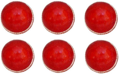 

QUINERGYS ® Cricket Ball | Leather | Red | Test Grade | Yorker Test Professional Grade Cricket Leather Ball(Pack of 6, Red)