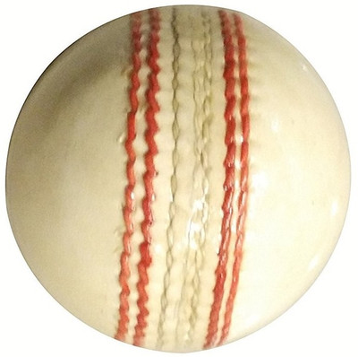 

QUINERGYS ® Professional Grade Yorker Genuine Leather Cricket Ball 2 Part International Standards Durable Cricket Leather Ball(Pack of 1, White)