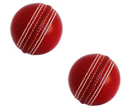 

QUINERGYS ™ Professional Impact Club Play Leather Cricket Ball Swing CountyHand-Crafted Cricket Leather Ball(Pack of 2, Red)