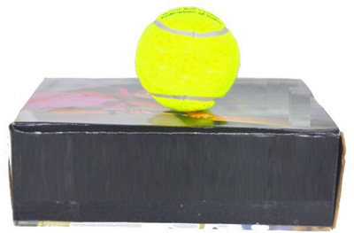 

QUINERGYS ™ Terminator Anti-Break Light Cricket Tennis Balls Cricket Tennis Ball(Pack of 5, Yellow), Yellow-type-040