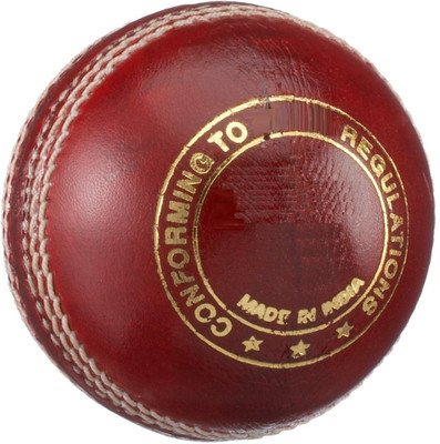 

QUINERGYS ® Hand-Crafted Cricket Sports Official Tournament Club Match Ball (senior 156g/5 1/2oz) Cricket Leather Ball(Pack of 1, Red)