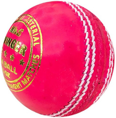 

QUINERGYS ™ Waterproof Swinger Day and Night Leather Cricket Ball, Pink Cricket Leather Ball(Pack of 1, Pink)