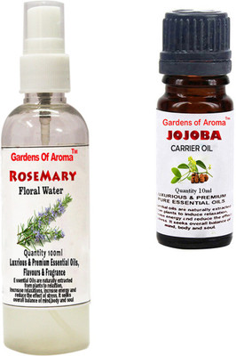 

Gardens Of Aroma Rosemary Floral Water And Jojoba Essential Oil(110 ml)