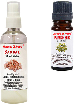 

Gardens Of Aroma Sandal Floral Water And Pumkinseed Essential Oil(110 ml)